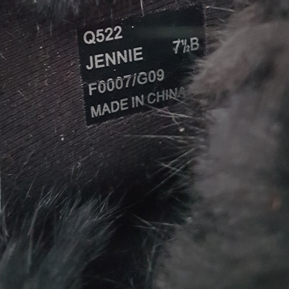 COACH Authentic Jennie Tartan Fur Logo Monogram - Picture 7 of 8